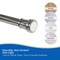 Kenney Mfg Twist & Fit 1in Tension Utility Rod, 48-84in, Brushed Nickel KNUTLYLC/18R - alternate 6